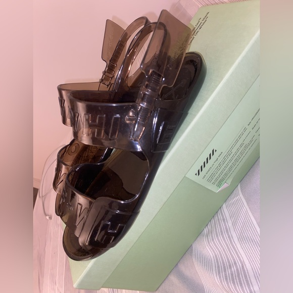 OFF-WHITE C/O VIRGIL ABLOH
Women's Black Polyvinyl Sandal - Picture 7 of 8